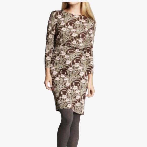 Tory Burch Dagny Silk Jersey Dress Sz L - Picture 2 of 16